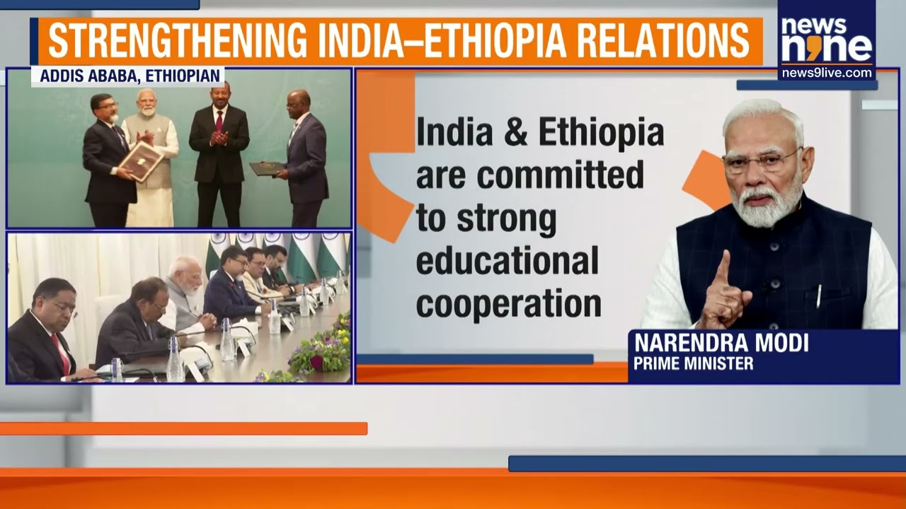 PM Modi Receives Ethiopia&rsquo;s Highest Civilian Honour During First-Ever Visit, Signs Key MoUs | News9