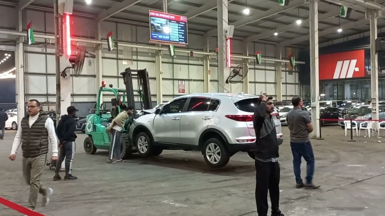 Live Auction of KIA suportage #Marhaba