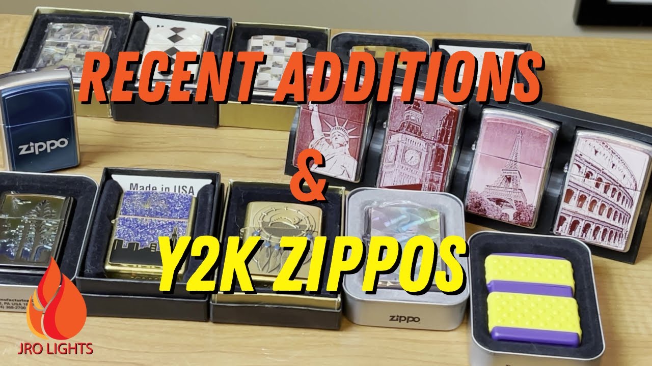 Zippo Collection- Recent Additions Ft. Early 2000 Zippos