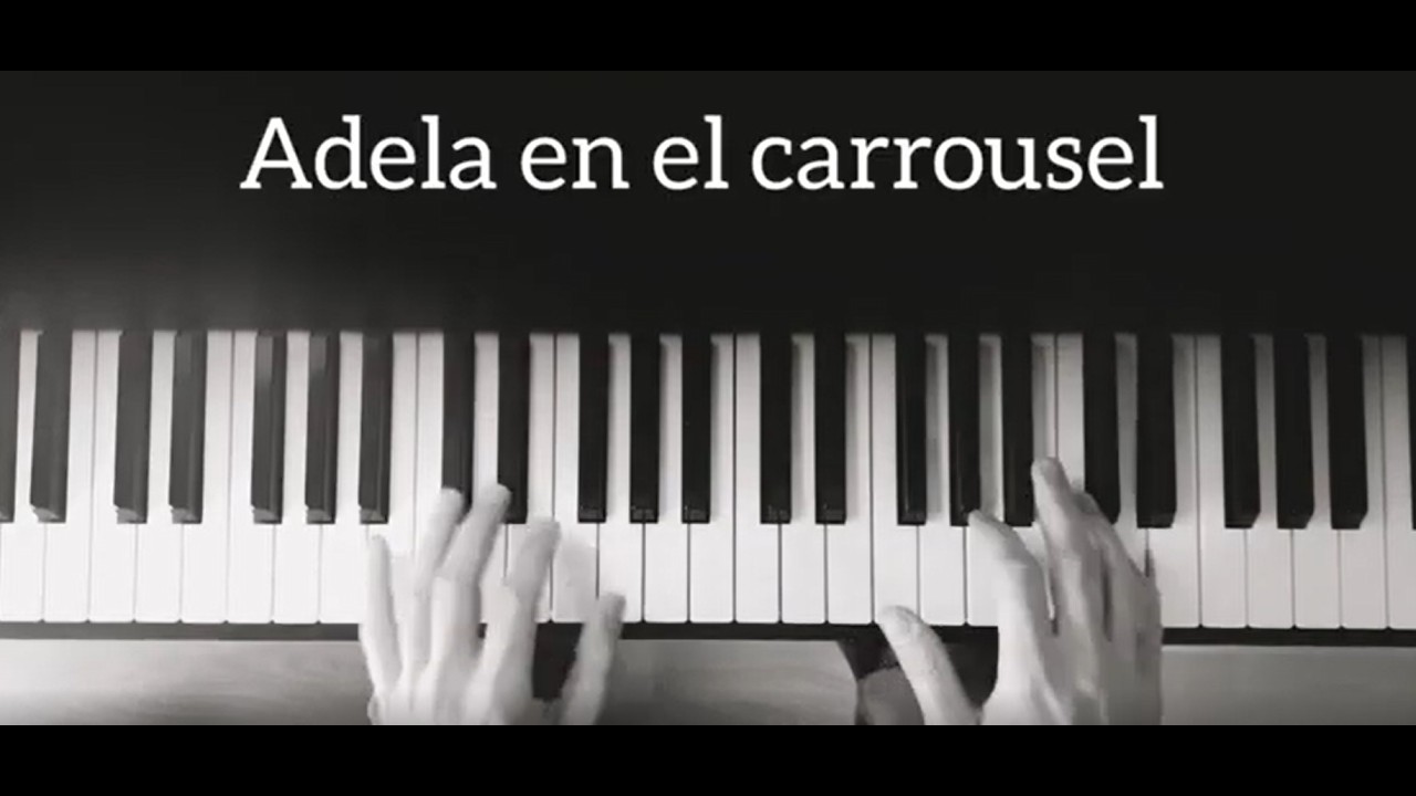 Adela en el carrousel - piano solo + letra