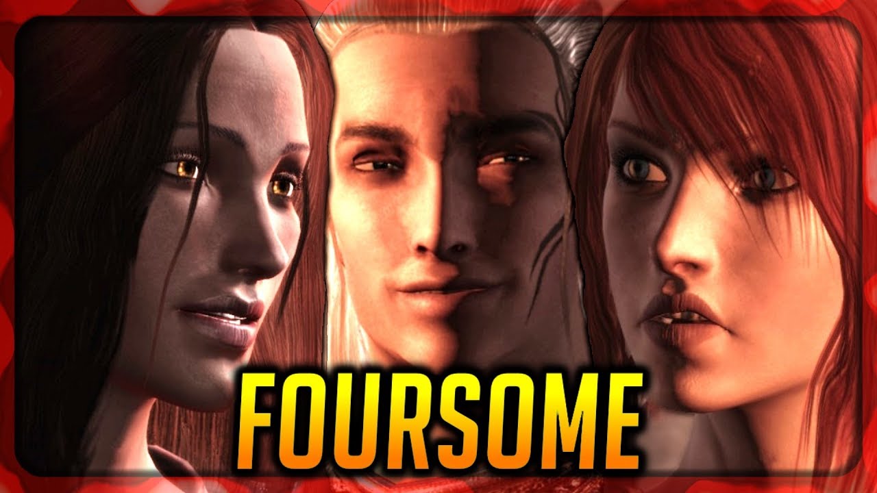 Dragon Age: Origins - Isabela, Leliana & Zevran's Foursome - Soft and Hardened Leliana Versions