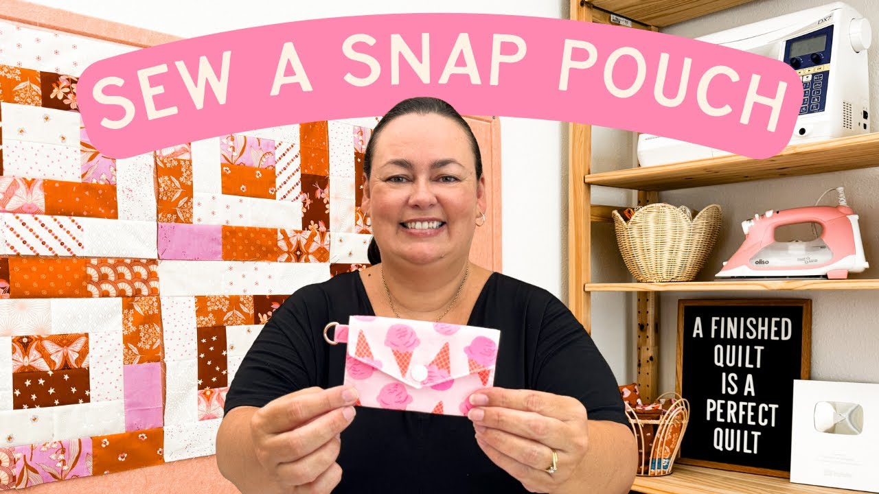 How to Sew a Snap Pouch &ndash; Quick & Easy Gift Idea
