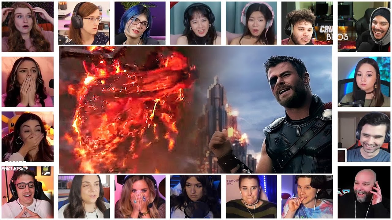Surtur Destroys Hela & Asgard Reaction Mashup | Thor: Ragnarok (2017)
