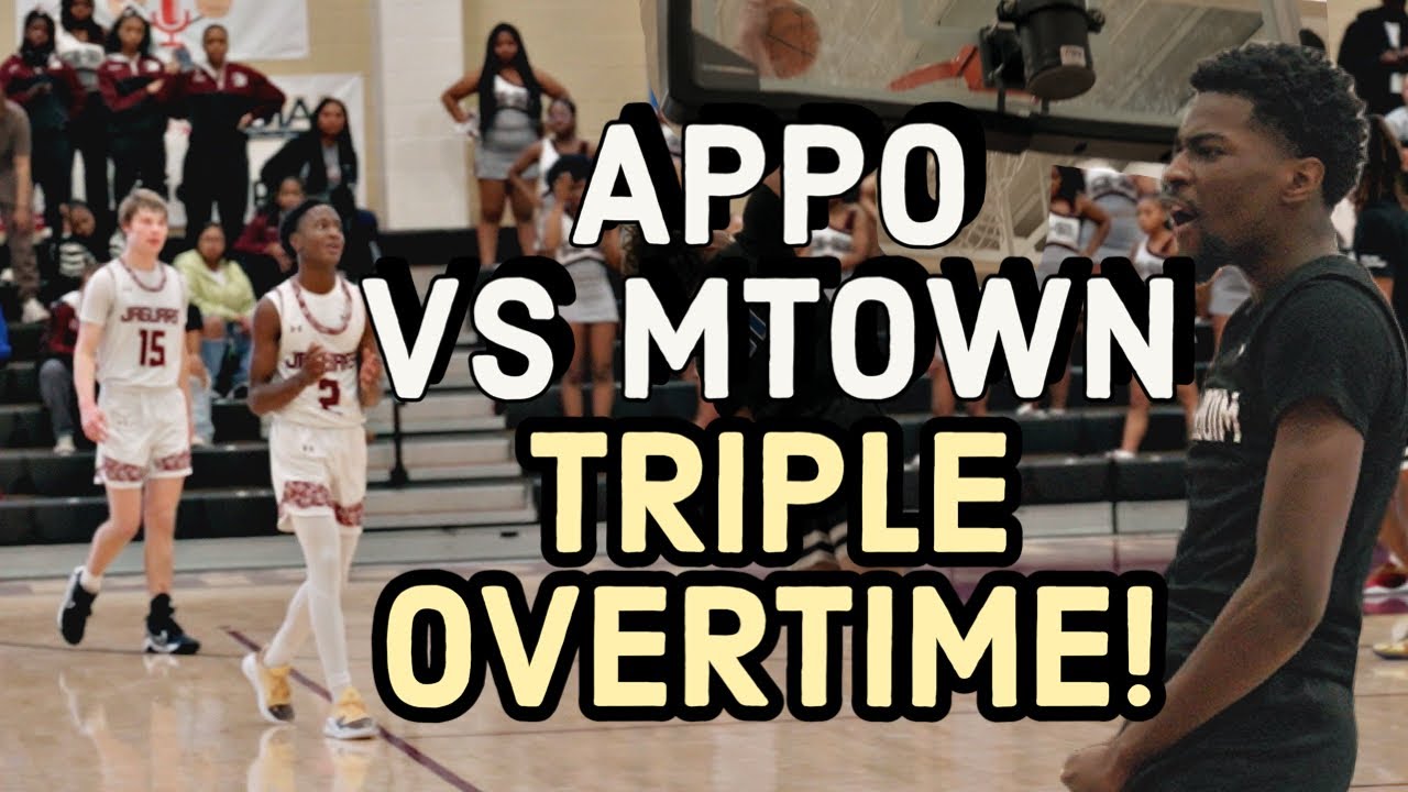 Appo vs Middletown went to 3 OVERTIMES! | Delaware High School Basketball
