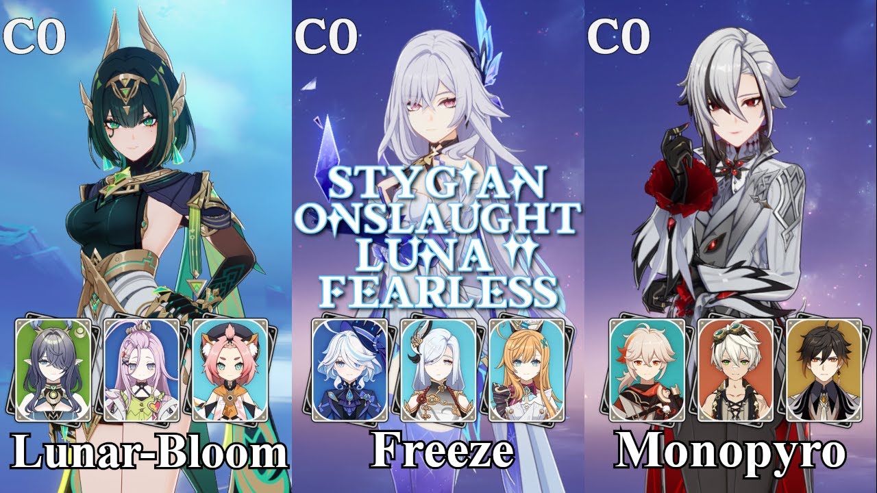 Stygian Onslaught Fearless | Genshin Impact 6.1 Luna II