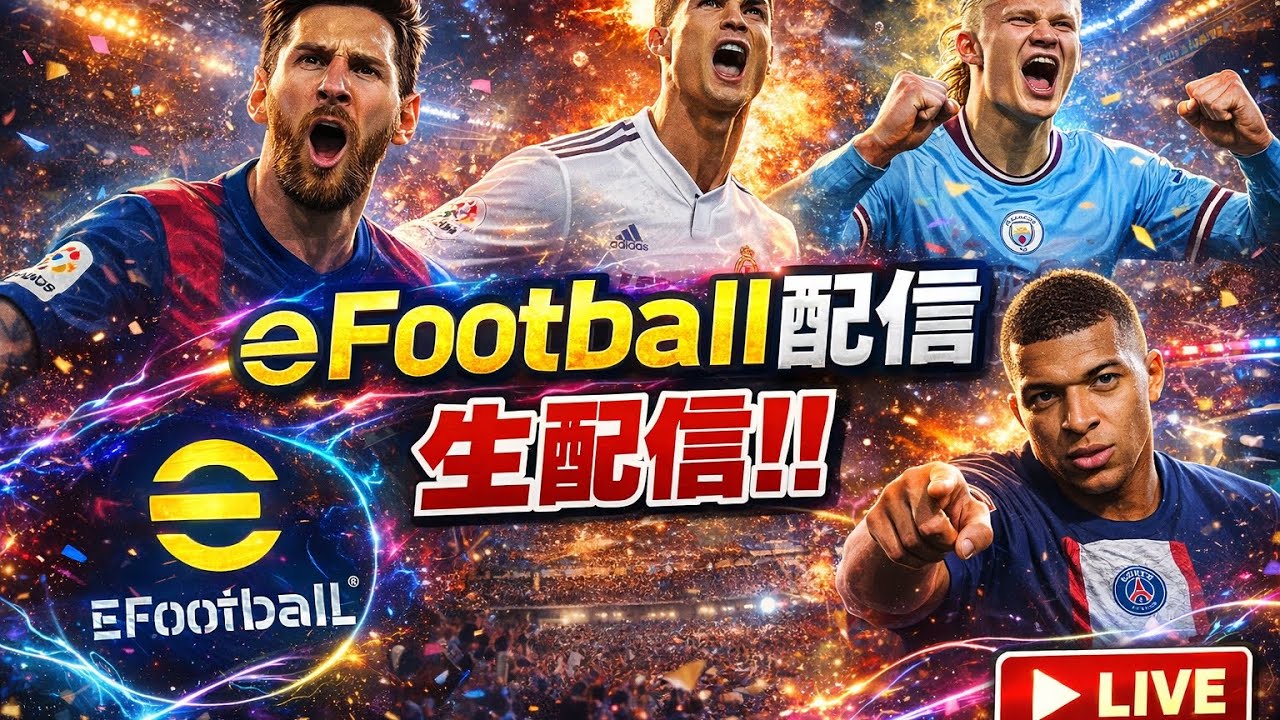 イーフットボール参加型配信チャンネル登録よろしくお願いします