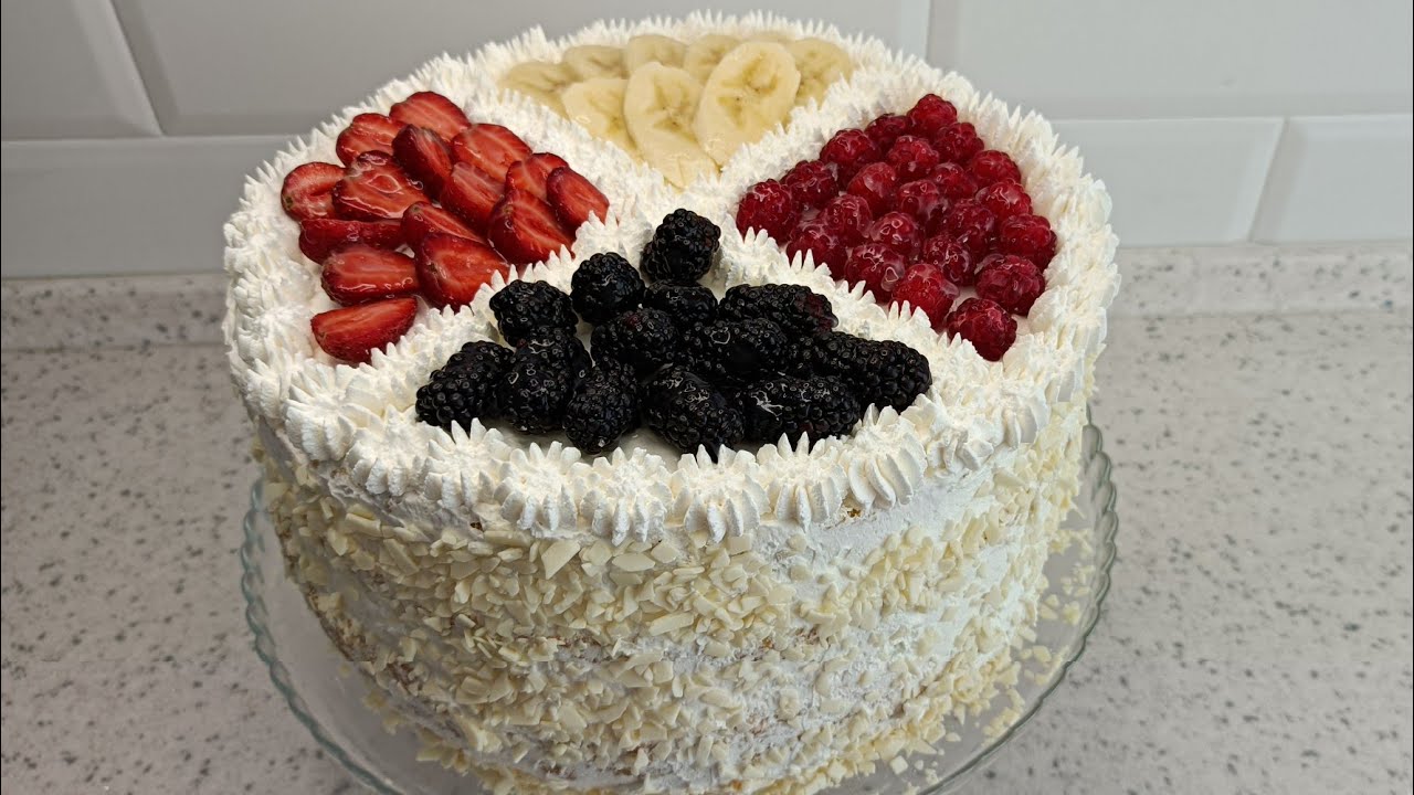 Meyveli tort.  Фруктовый торт.  Fruit cake