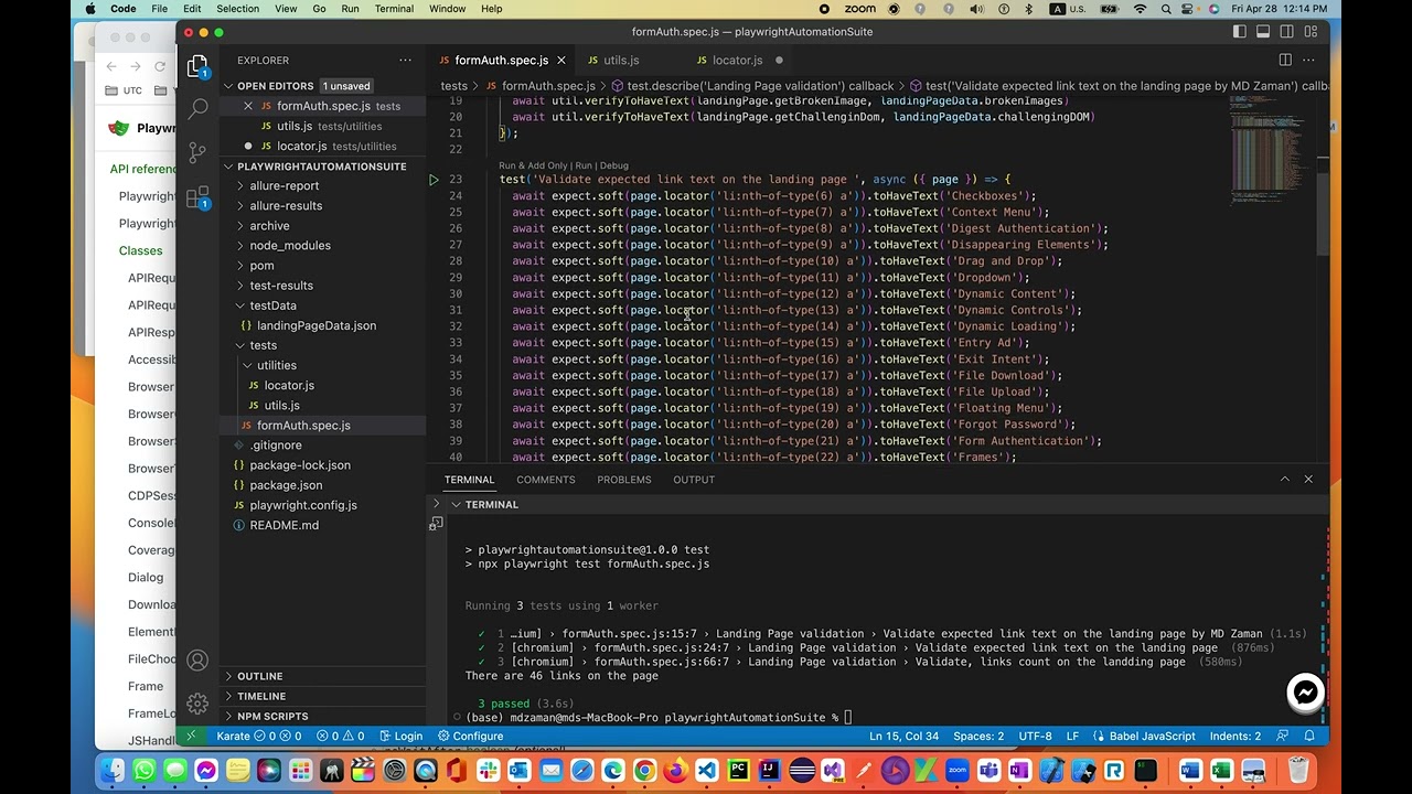 GITS-Playwright Javascript UI Automation Series-13 | Keyword Driven Concept| Extended