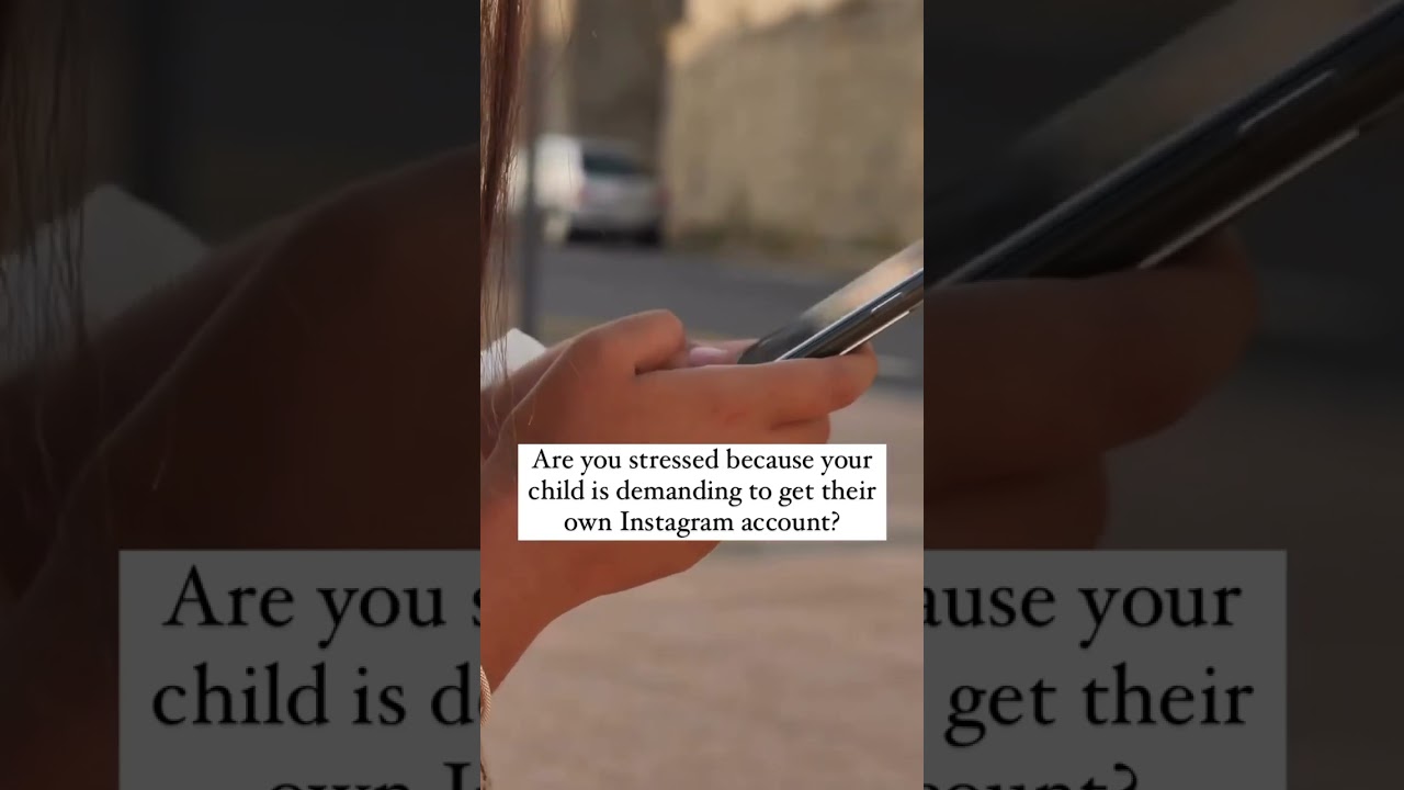 Is Your Child Demanding To Be On Instagram?