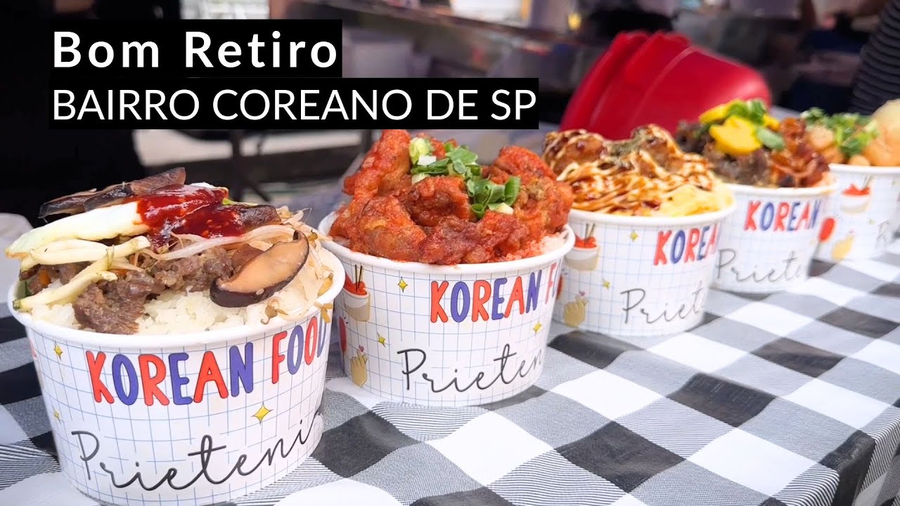 Feirinha e Mercado Coreano no Bom Retiro em SP