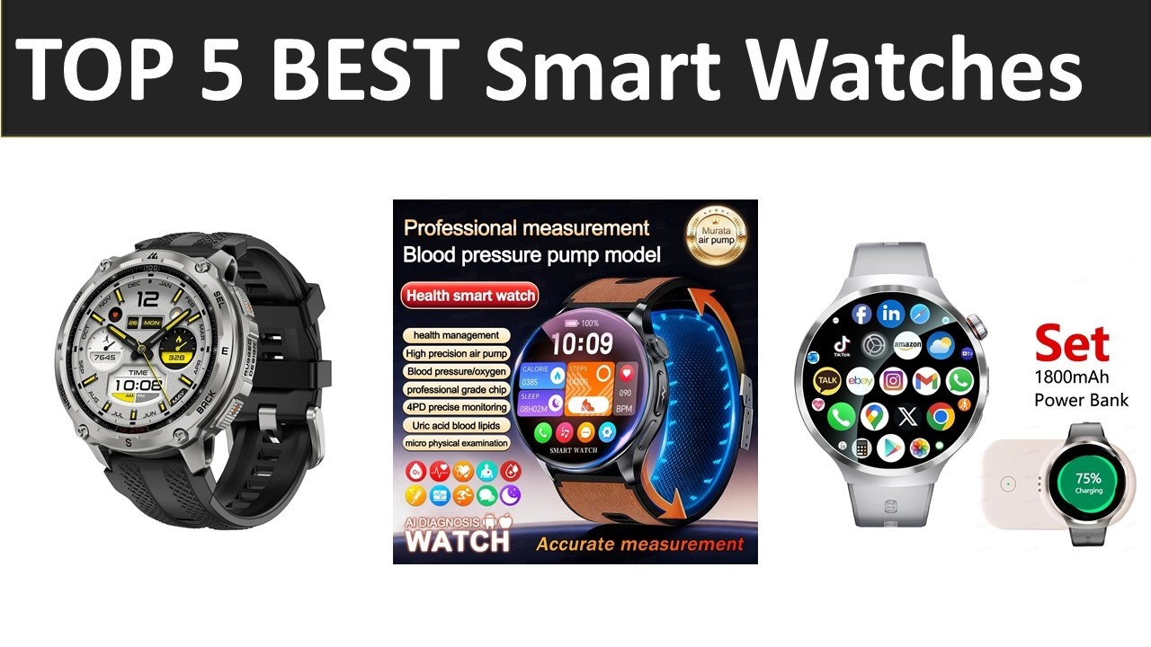 TOP 5 BEST Smart Watches 2026