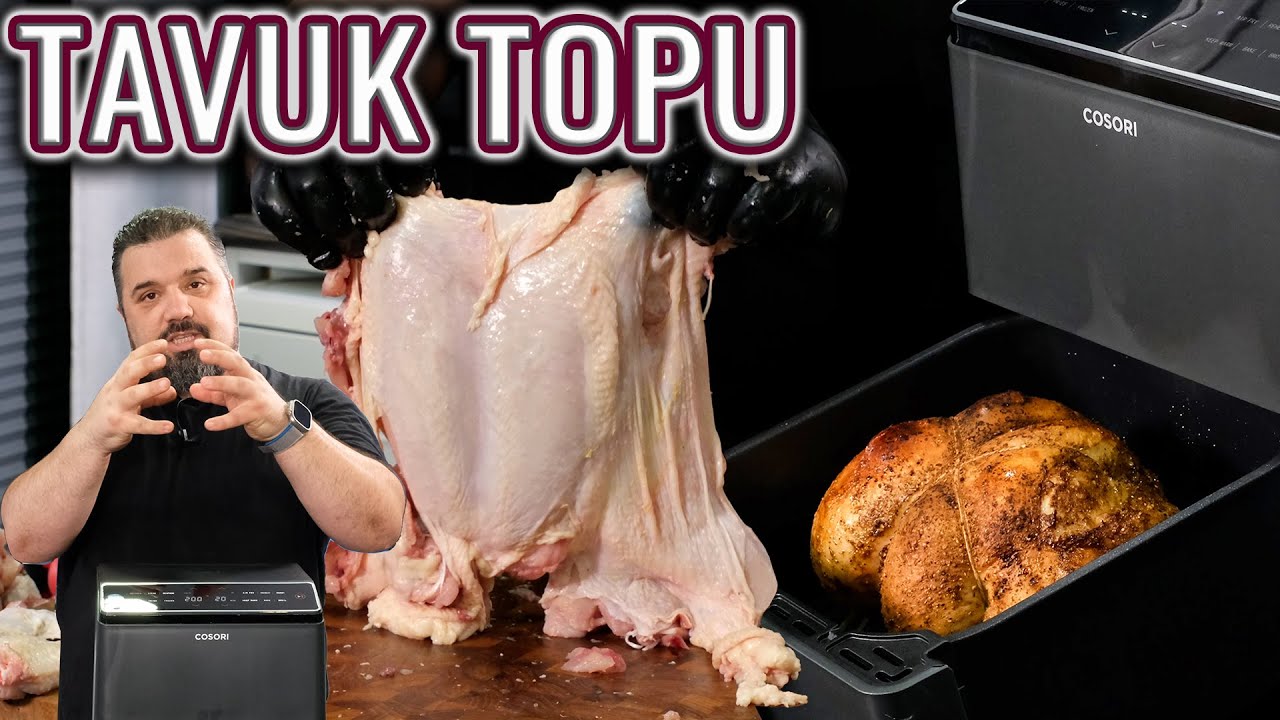 BU KADAR SULU BİR TAVUK PİŞİRMEDİM ! (Airfryer'da Kemiksiz Tavuk Topu) (Cosori Dual Blaze İnceleme)