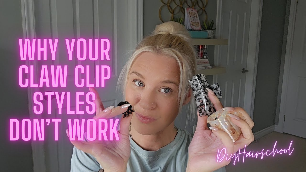 How to Do a Messy Bun with a Claw Clip | Picking the Right Clip for Your Hair Type