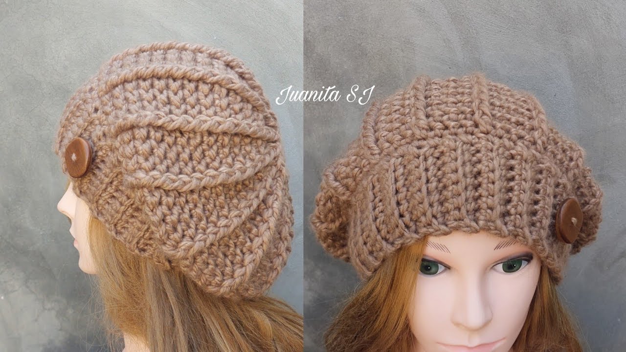 Cómo tejer Boina a crochet Paso a Paso