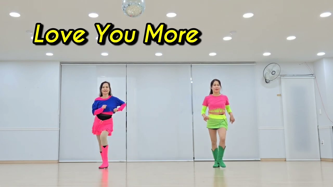 Love You More🍀 Line Dance Demo   ##   Beginner