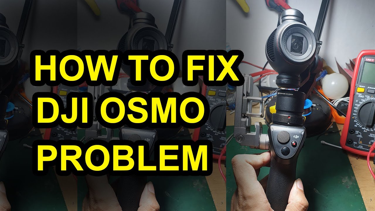 DJI OSMO Error Fix, Red Light