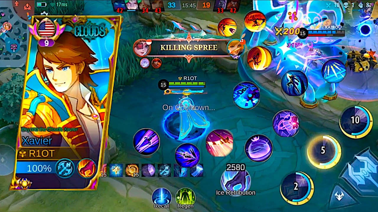 Beyond The Clouds Xavier Montage /Xavier NEW skin Montage/Xavier Gameplay Mobile Legends Bang Bang