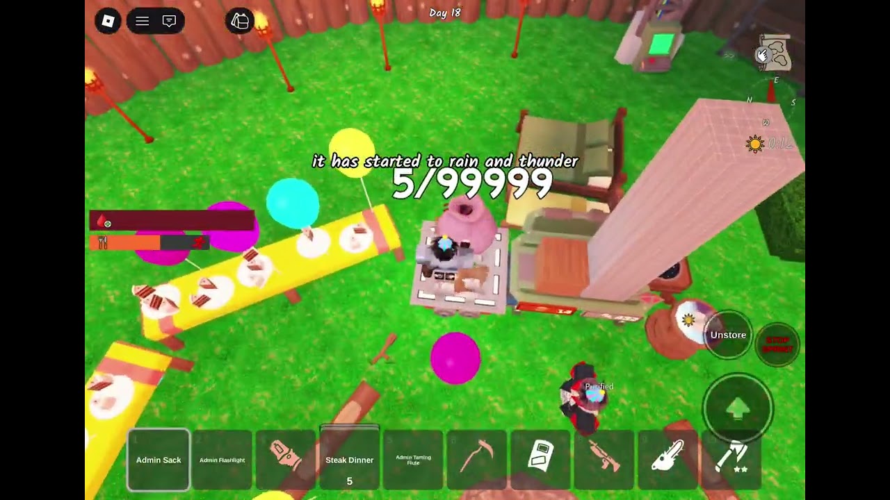 Playing 99 in a forest part 3 with coludsrblx