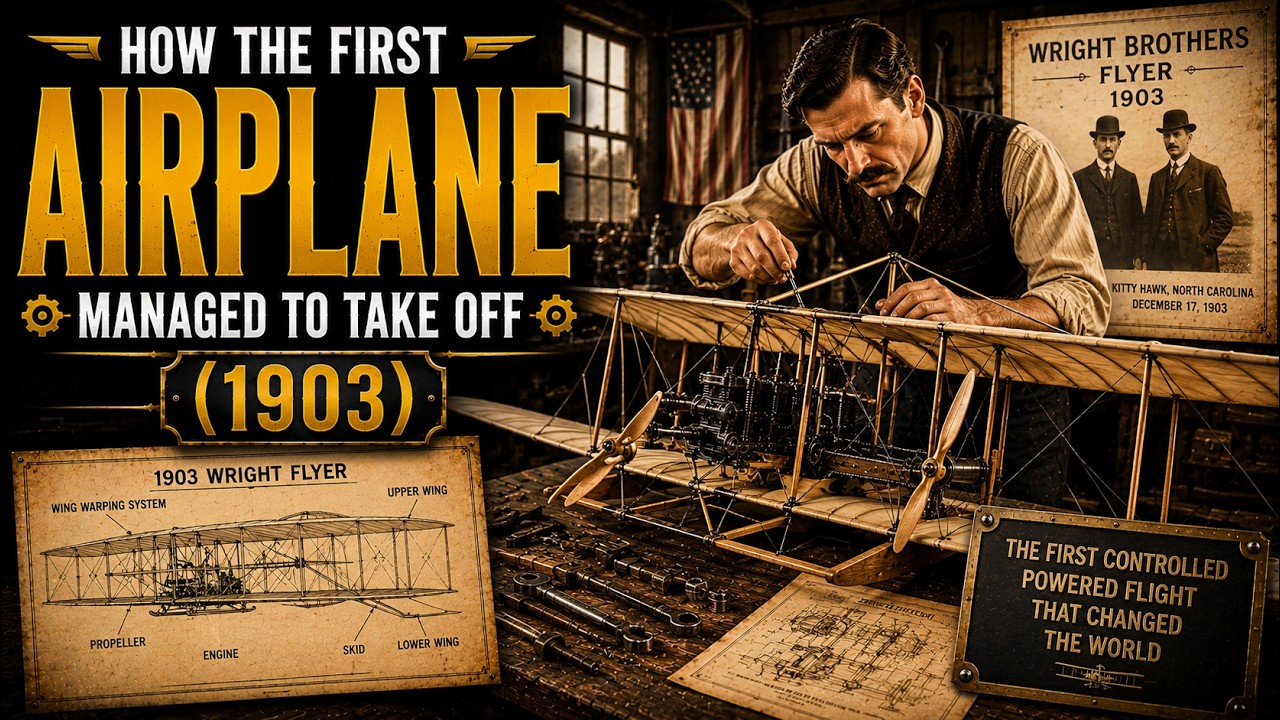 How the First Airplane Managed to Take Off in 1903