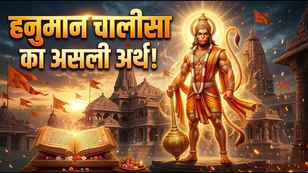 हनुमान चालीसा का असली अर्थ | 40 चौपाइयों में छुपा रहस्य जो बहुत कम लोग जानते हैं