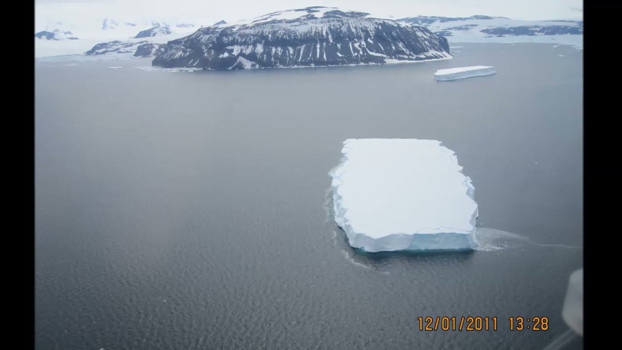La Antártica mirada desde el aire.