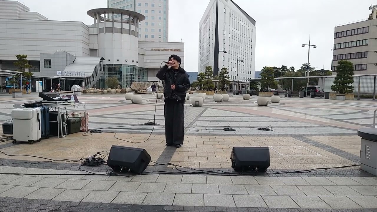 高松駅公認ストリートLIVE　山田翼　レイニーブルー