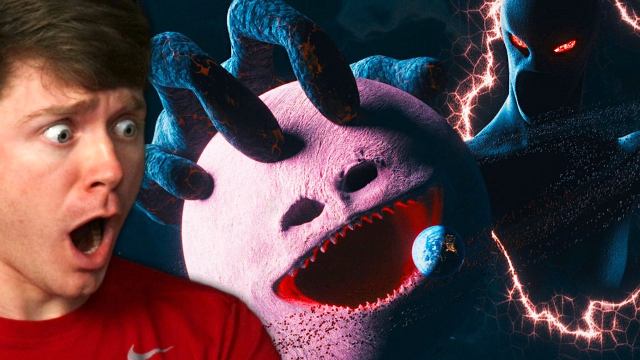 THE MOON WOKE UP and STOLEN by GIANT ALIEN!? (Reaction)