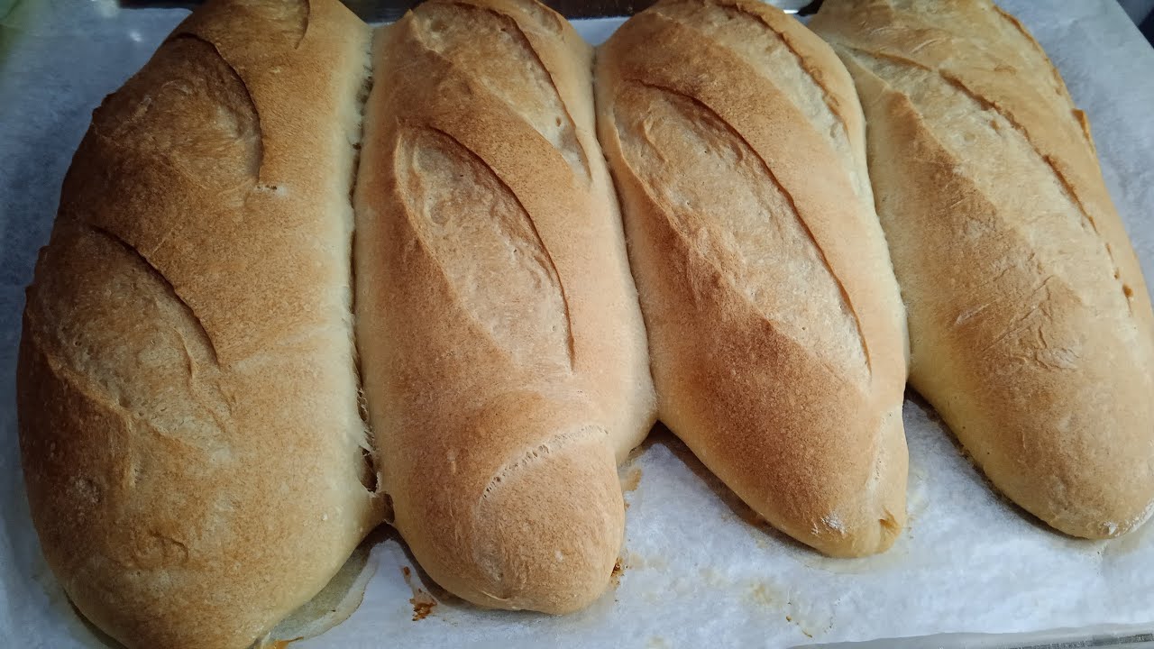 PÃO SIMPLES , TIPO BAGUETE, 100% FERMENTAÇÃO NATURAL LEVAIN! FÁCIL DE FAZER!