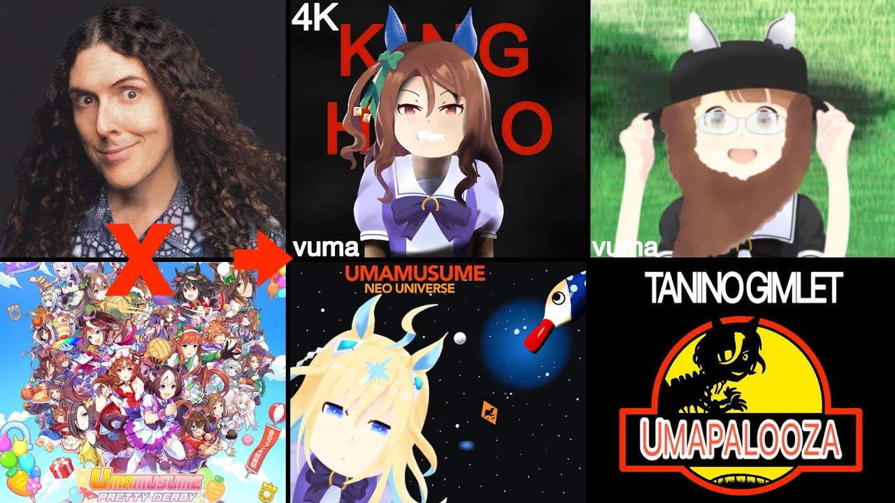 Another batch of Umamusume characters portrayed by Weird Al!