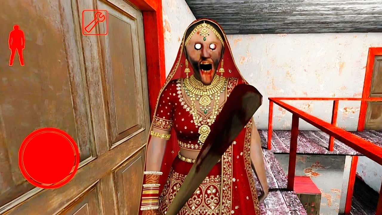 DULHAN WALI GRANNY NE PAKAD LIYA! 😱 | Granny Red Mod Door Escape