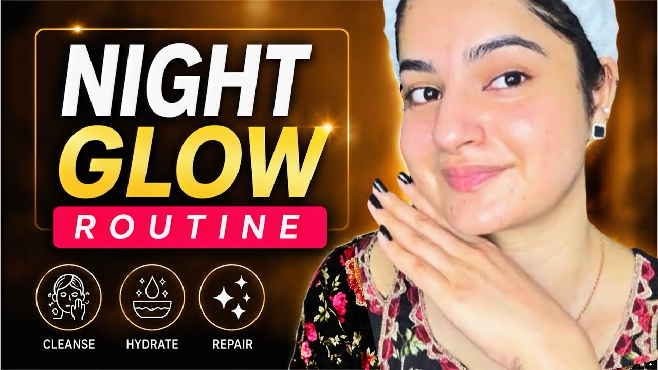 My Night Skincare Routine For Glowy & Clear Skin | Fatima Naeem | 