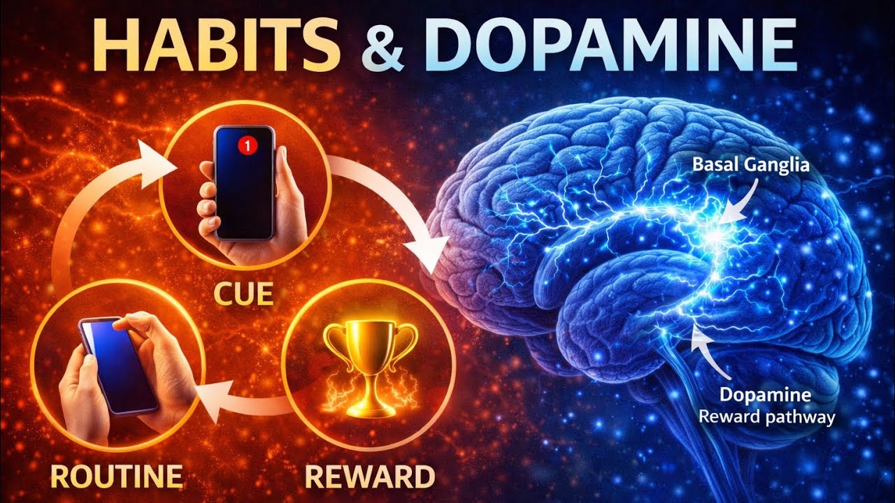 Habits & Dopamine Explained: Why Your Brain Builds Habits | Psychology Part 4