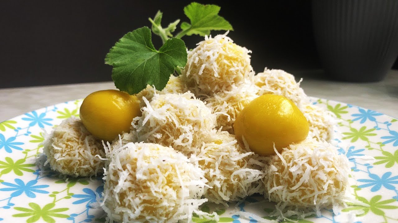 CARA BUAT ONDE-ONDE LABU YANG LEMBUT, SEDAP & MUDAH