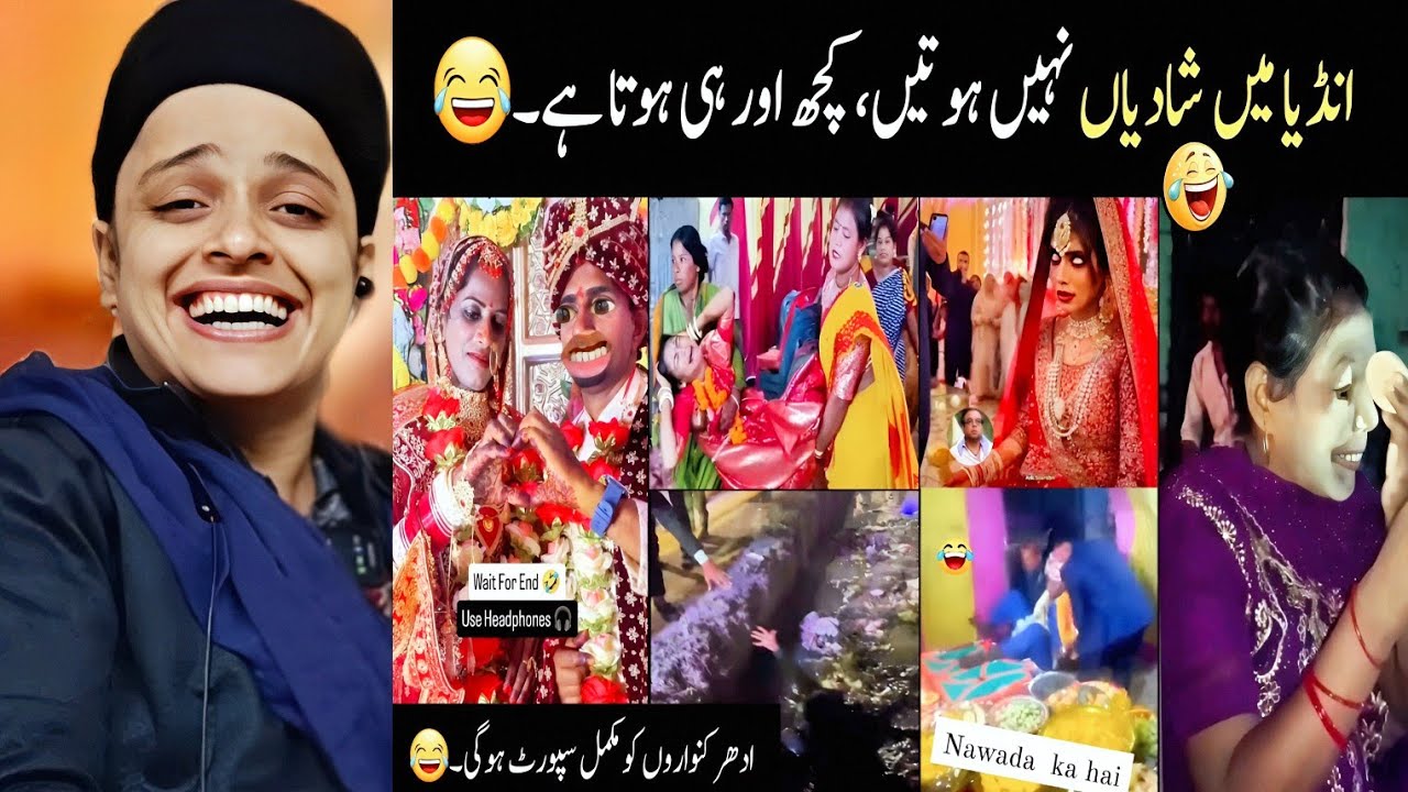 Indian reaction to Indian media's funny reaction on Indian Weddings and Civic Sense😅😂||Funny videos