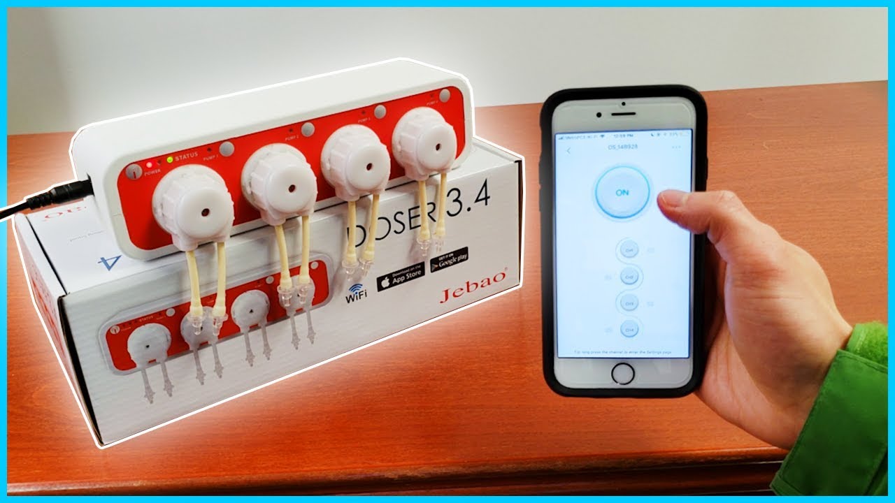 Jebao Doser 3.4 Dosing Pump Unboxing & Tutorial