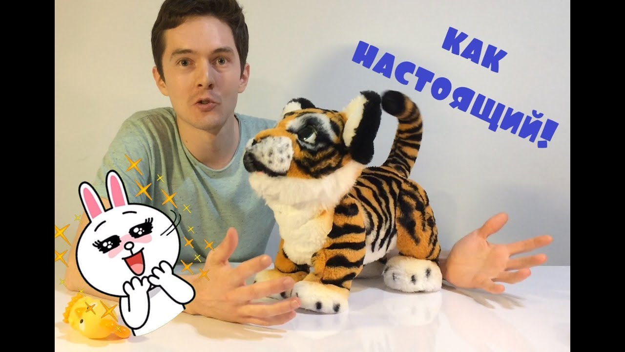 Обзор игрушки Рычащий Амурчик Furreal Friends Hasbro Tiger Tyler