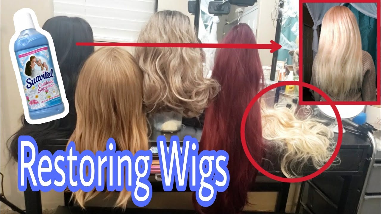 Fabric Softener on Synthetic Wigs | Does it ACTUALLY Work? | What I use to Shampoo and Detangle Wigs