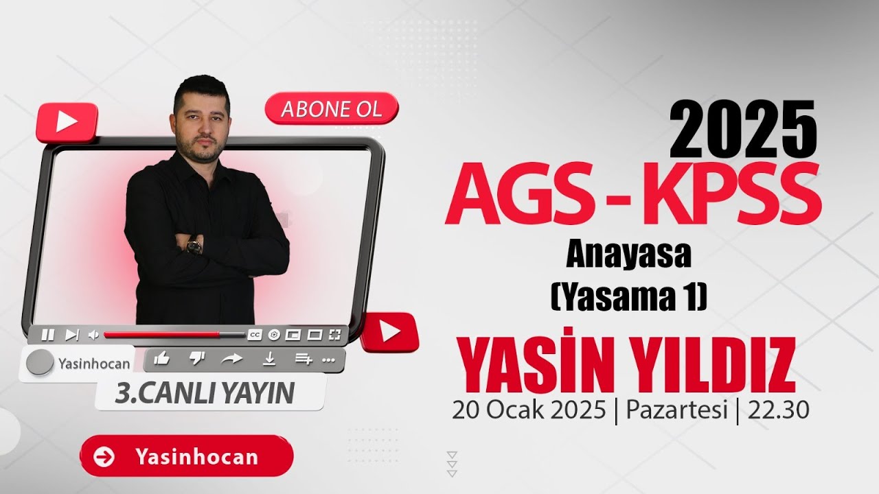 ANAYASA 3. CANLI YAYIN 2025