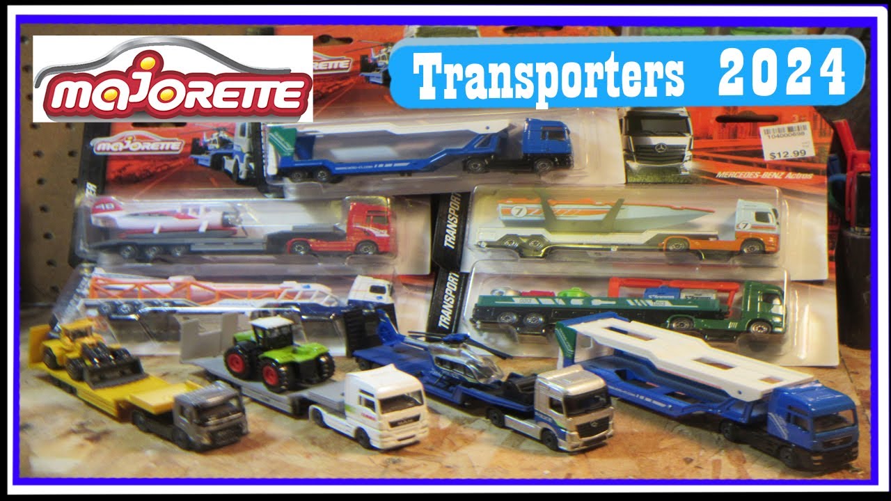 Серия Majorette Transporters 2024 года — НОВИНКА — Обзор TKR007