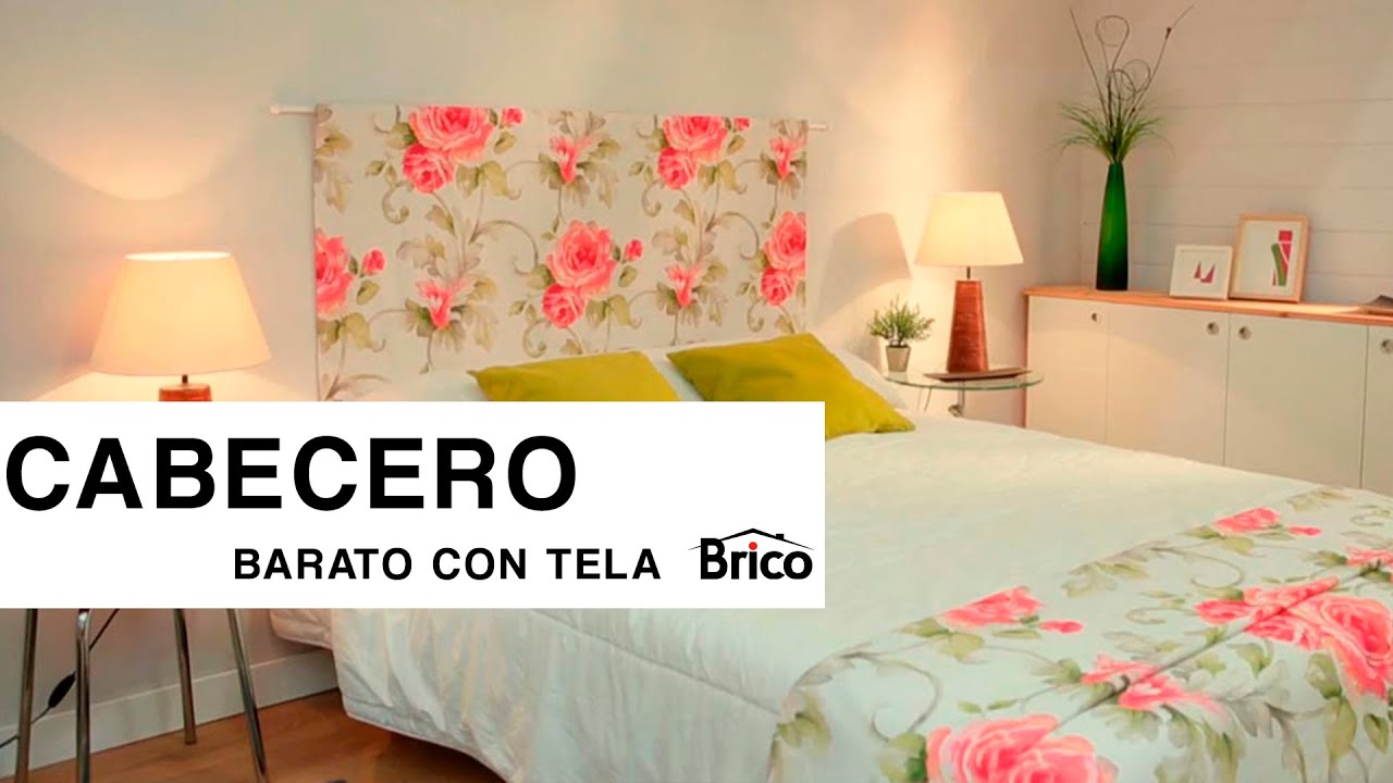 C&oacute;mo hacer un CABECERO de CAMA barato con tela &iexcl;DIY casero muy f&aacute;cil! 💵 🏠  Bricomania