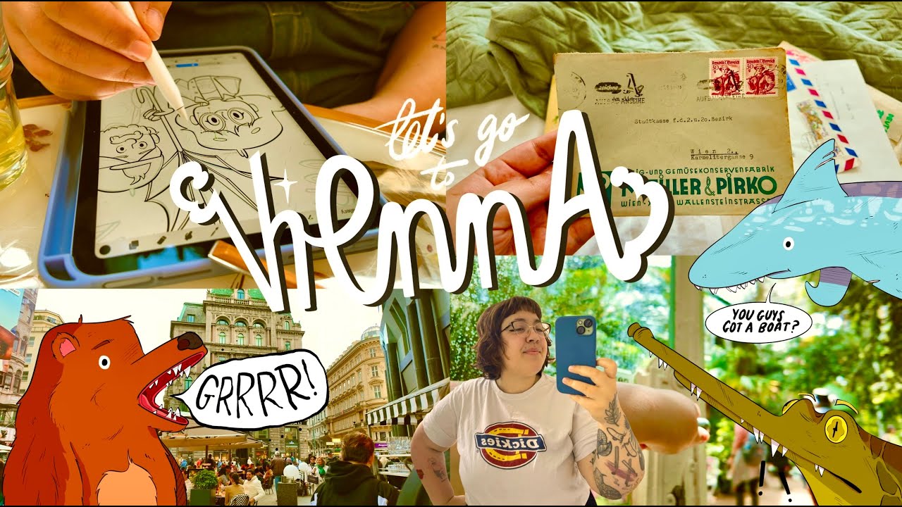 ✨🇦🇹 VIENNA VLOG ✨: travel sketches, nature museums and many (many) coffees