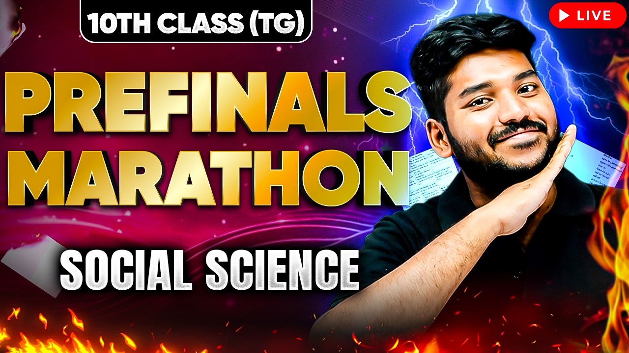 Most Important Questions & Tips | Social Science | 10th Class | Prefinals Marathon | Telangana