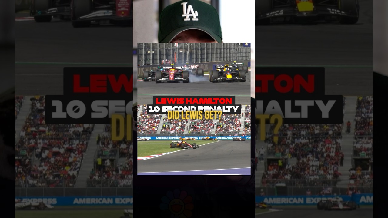 FIA GIVES LEWIS HAMILTON A 10 SECOND PENALTY