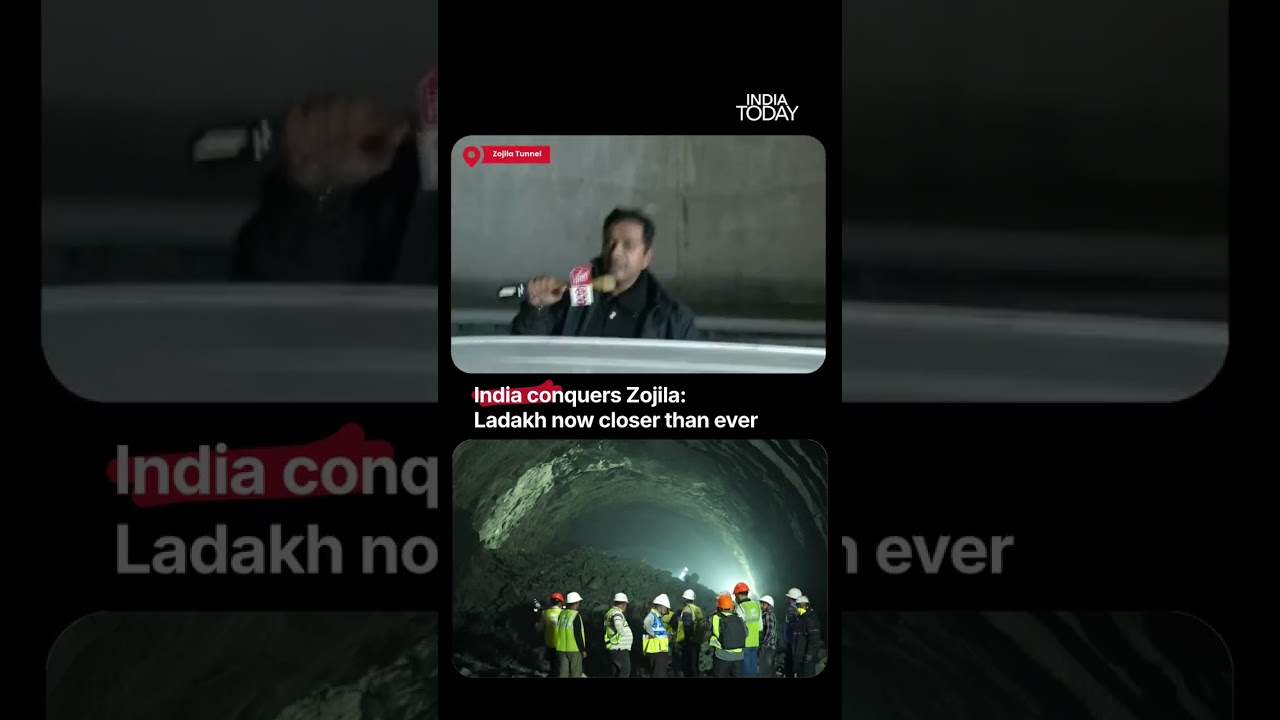Zojila Tunnel: All-Weather Link Between Kashmir and Ladakh to Cut Travel Time #zojilapass