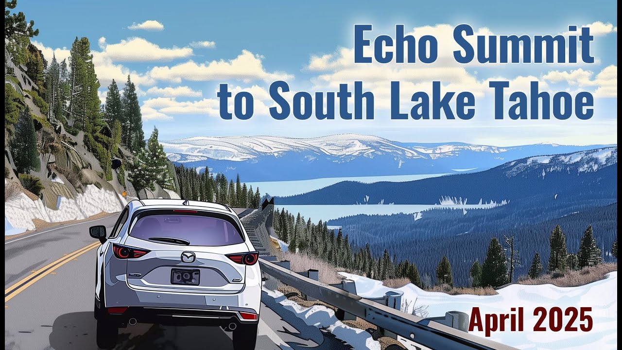 Echo Summit to South Lake Tahoe | 4K HDR Road trip