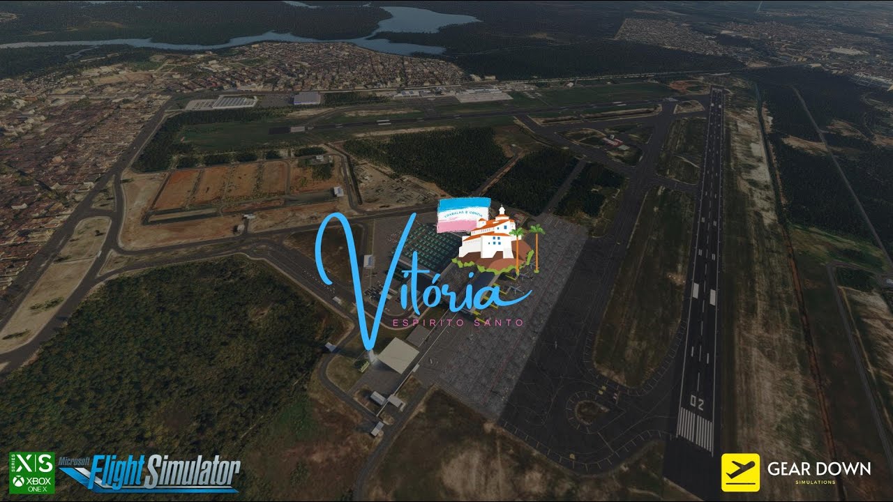 GearDown Simulations | SBVT - Vit&oacute;ria Airport and City Update para Microsoft Flight Simulator