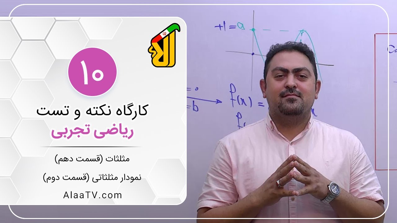 فیلم جلسه 10 - مثلثات (قسمت دهم)، نمودار مثلثاتی (قسمت دوم)