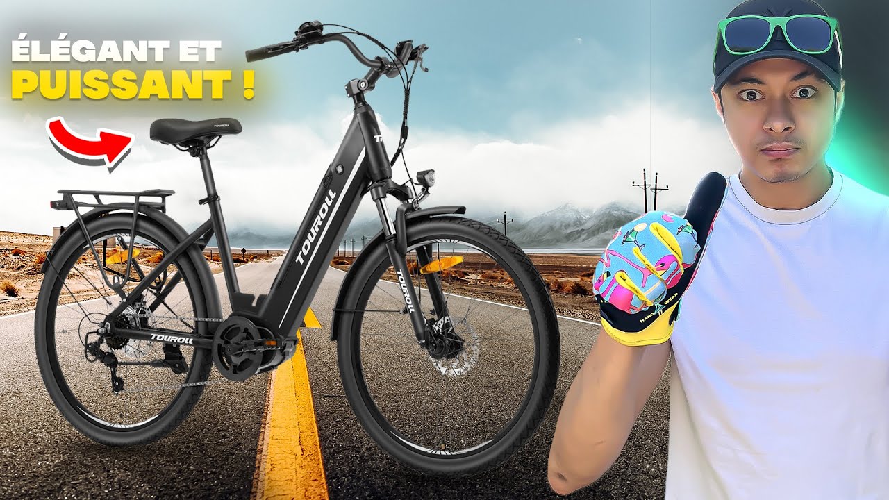 TOUROLL MA1 - UN VÉLO ÉLECTRIQUE POUR TOUTES LES TAILLES AVEC CAPTEUR DE COUPLE !