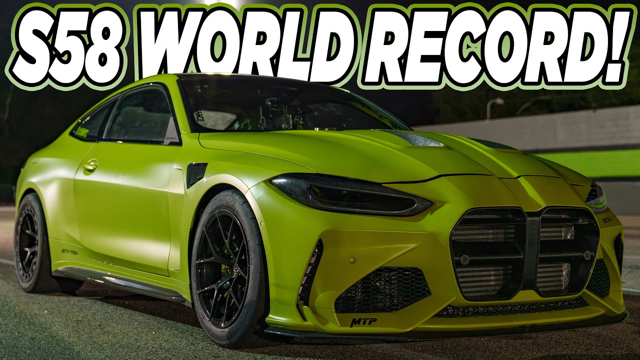 M4 Runs 7.52@190MPH! World&rsquo;s Quickest & Fastest S58 BMW