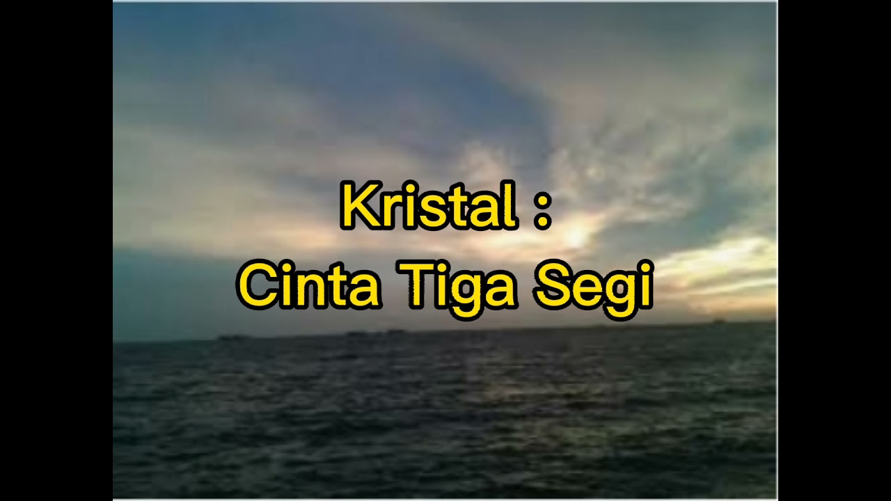 Kristal Cinta Tiga Segi